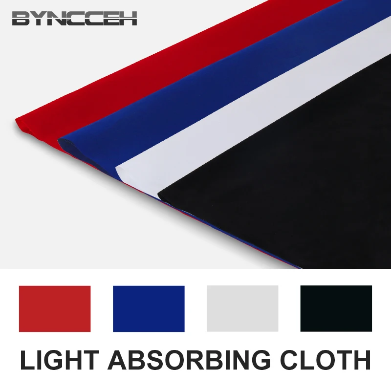 Реквизит для фотосъемки однотонный светильник поглощающий фон ткань натюрморта