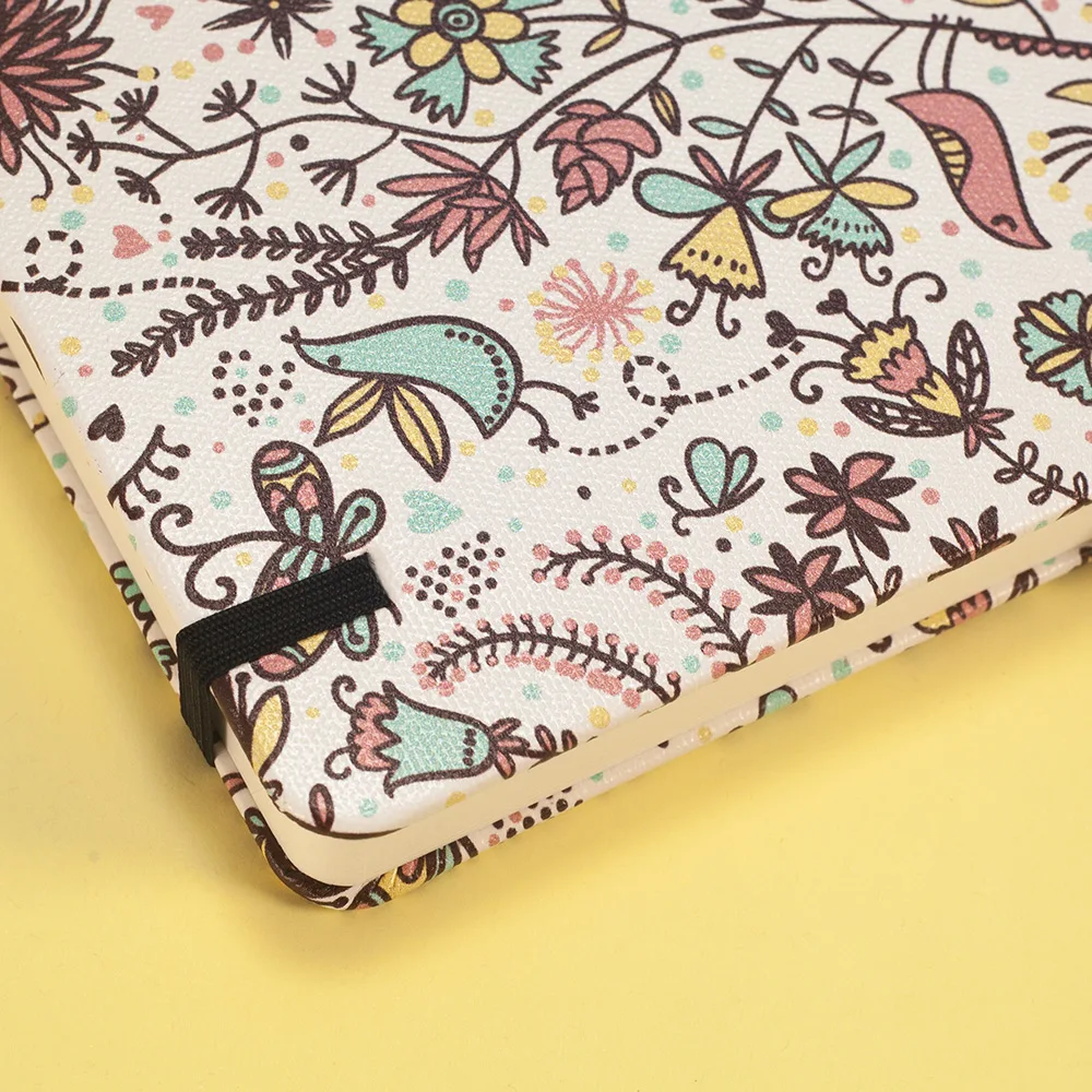 Tanie Kwiatowy Bullet Kropkowany Dziennik Gumką 160gsm Gruby Papier Bujo A5 Notatnik W Twardej Oprawie Cena Kwiatowy Bullet Kropkowany Dziennik Gumką 160gsm Gruby Papier Bujo A5 Notatnik W Twardej Oprawie