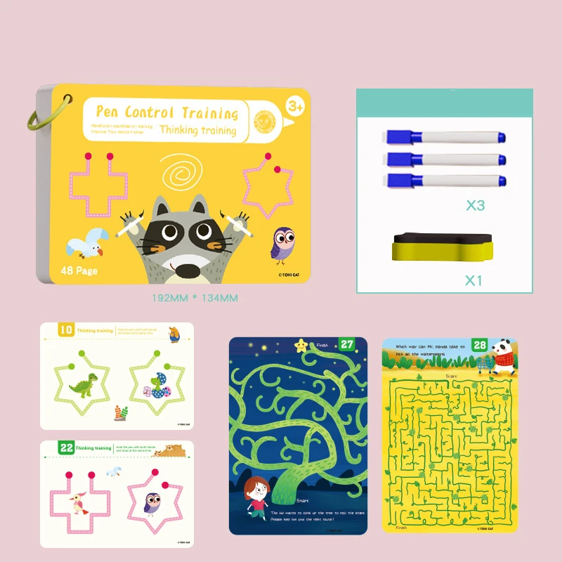 Учебник для рисования по методике Монтессори 48 страниц учебник упражнений