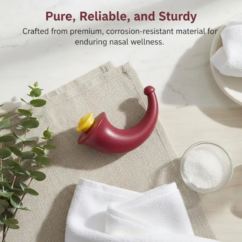 Фото Набор для промывания носа Neti Pot Yoga Clean: инструмент для гигиены и ухода за носовыми пазухами для взрослых №4