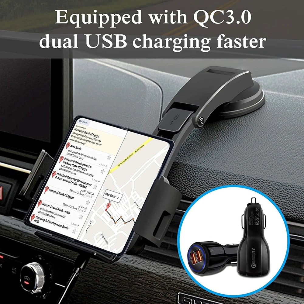 Car Wireless Charger 15W Auto Clamping Phone Mount Holder for XiaoMi Samsung Galaxy Fold Z Fold 3 2 iPhone13 serie Huawei Mate X images - 6