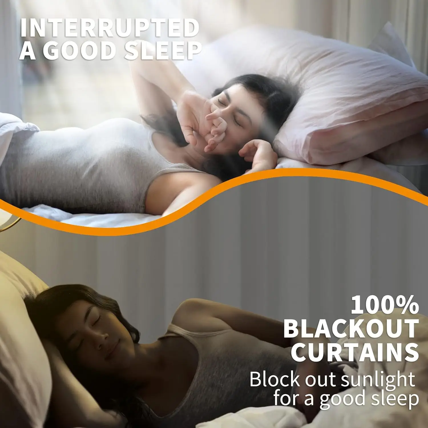 2 шт. шторы из черного шелка с 3D-принтом