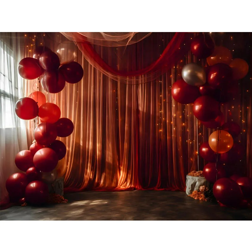 Фон для фотосъемки с изображением воздушных шаров