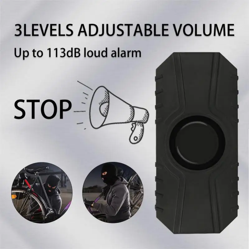 

150 DB Super Loud Anti Lost Remind Wireless Motorcycle Bicycle Alarm Waterproof Security Anti-Theft Alarm With Remote Control