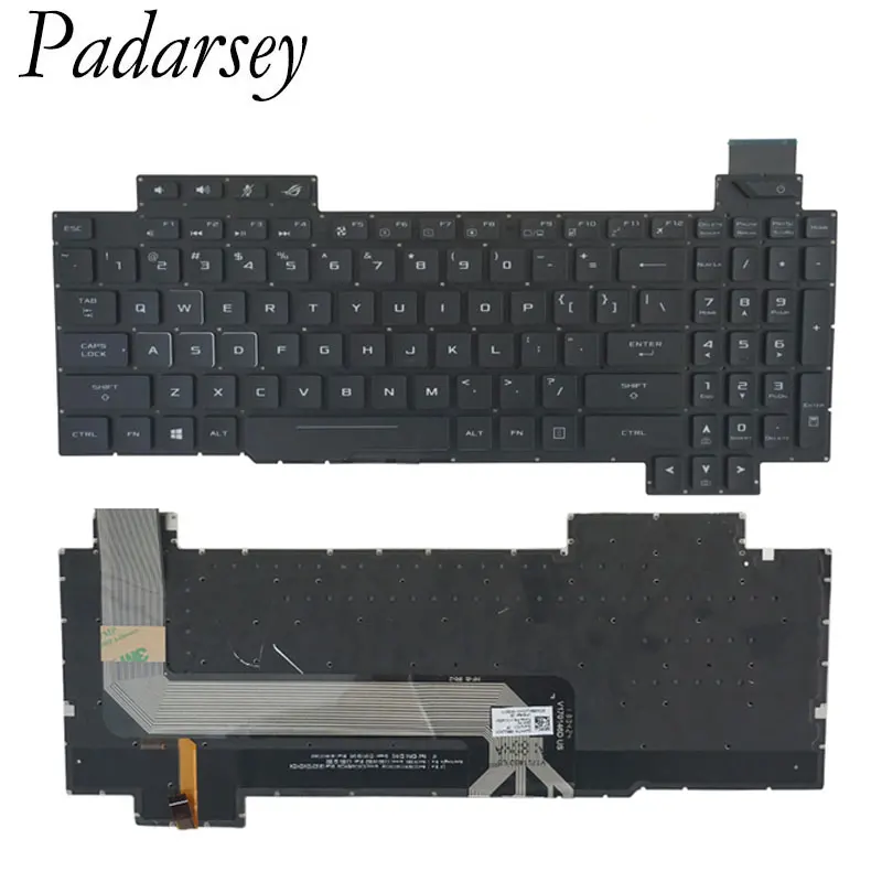 Новая сменная клавиатура Padarsey для Asus ROG Strix GL503 GL503V GL503VD GL503VS GL503VM GL503GE Series с