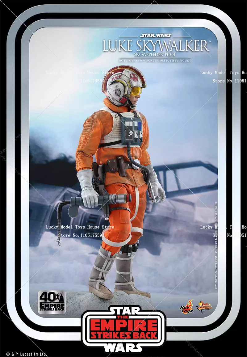 Фото HOTTOYS MMS585 1/6 Фигурка Люка Скайуокера из серии «Звездные войны: Империя возвращается», 12-дюймовая модель пилота-солдата на снегокате, коллекционная серия №2