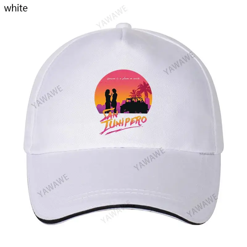 

Men Outdoor Snapback Hats Boyfriend Cap Black Mirror San Junipero Heaven Men's Cotton Baseball Caps free shipping