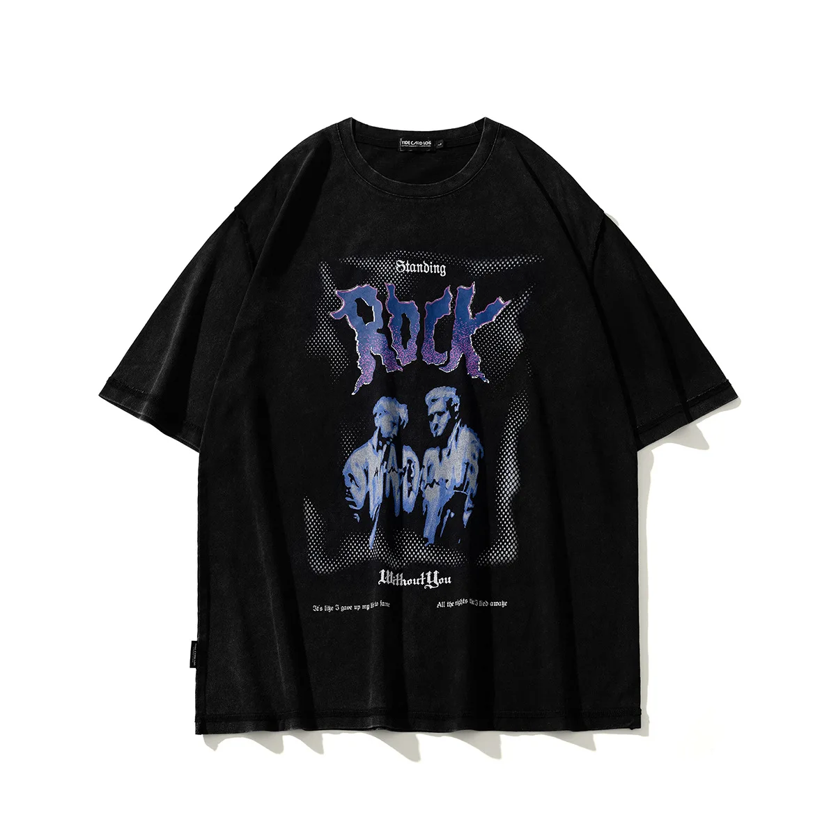 

Мужская хлопковая футболка с коротким рукавом и круглым вырезом