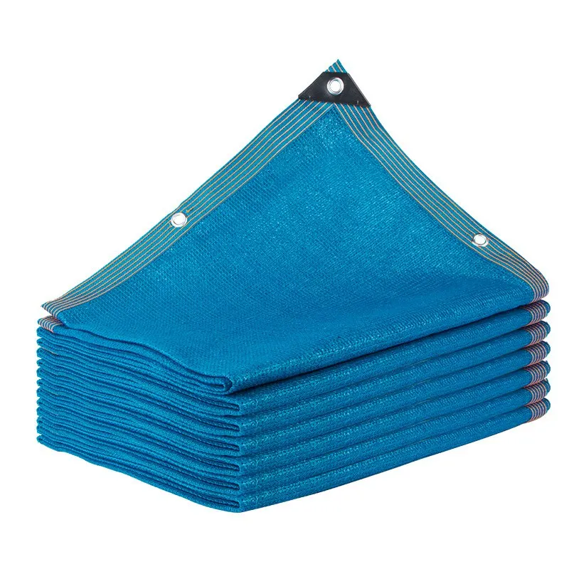 

90% Shading Blue Sunshade Net Terrace Swimming Pool Sun Canopy Outdoor Pergola Car Shed Awning Balcony Safety Privacy Net