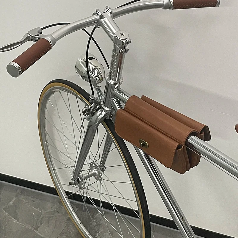 

Сумка на велосипед в стиле ретро из ПУ кожи