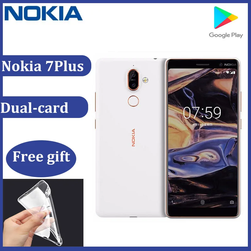 Смартфон Nokia7plus на Android 6 + 64 ГБ 2 SIM | Мобильные телефоны и аксессуары