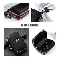 leather car key case cover for volvo rdesign t6 awd c30 c70 s40 s60 s70 s80 s90 v40 v50 v60 v70 v90 xc30 xc40 xc60 xc70 xc90 bmw