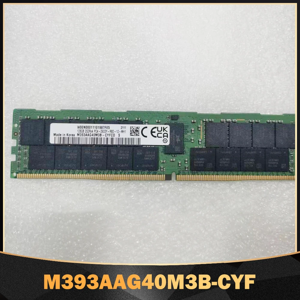 

1PC 128GB 128G DDR4 2933MHz 2S2Rx4 PC4-2933Y ECC RDIMM For Samsung Server Memory M393AAG40M3B-CYF
