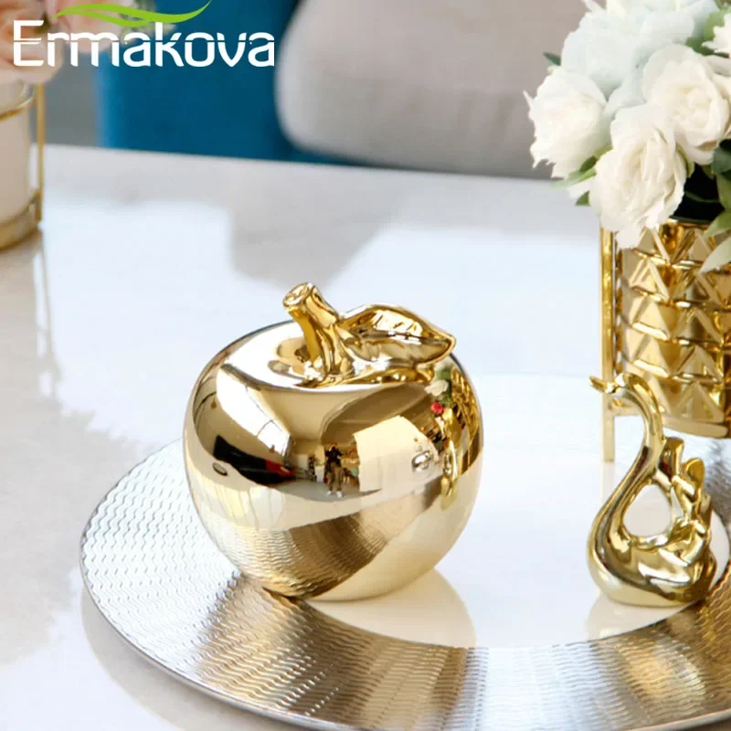 ERMAKOVA скандинавские креативные керамические поделки в виде яблок простые с