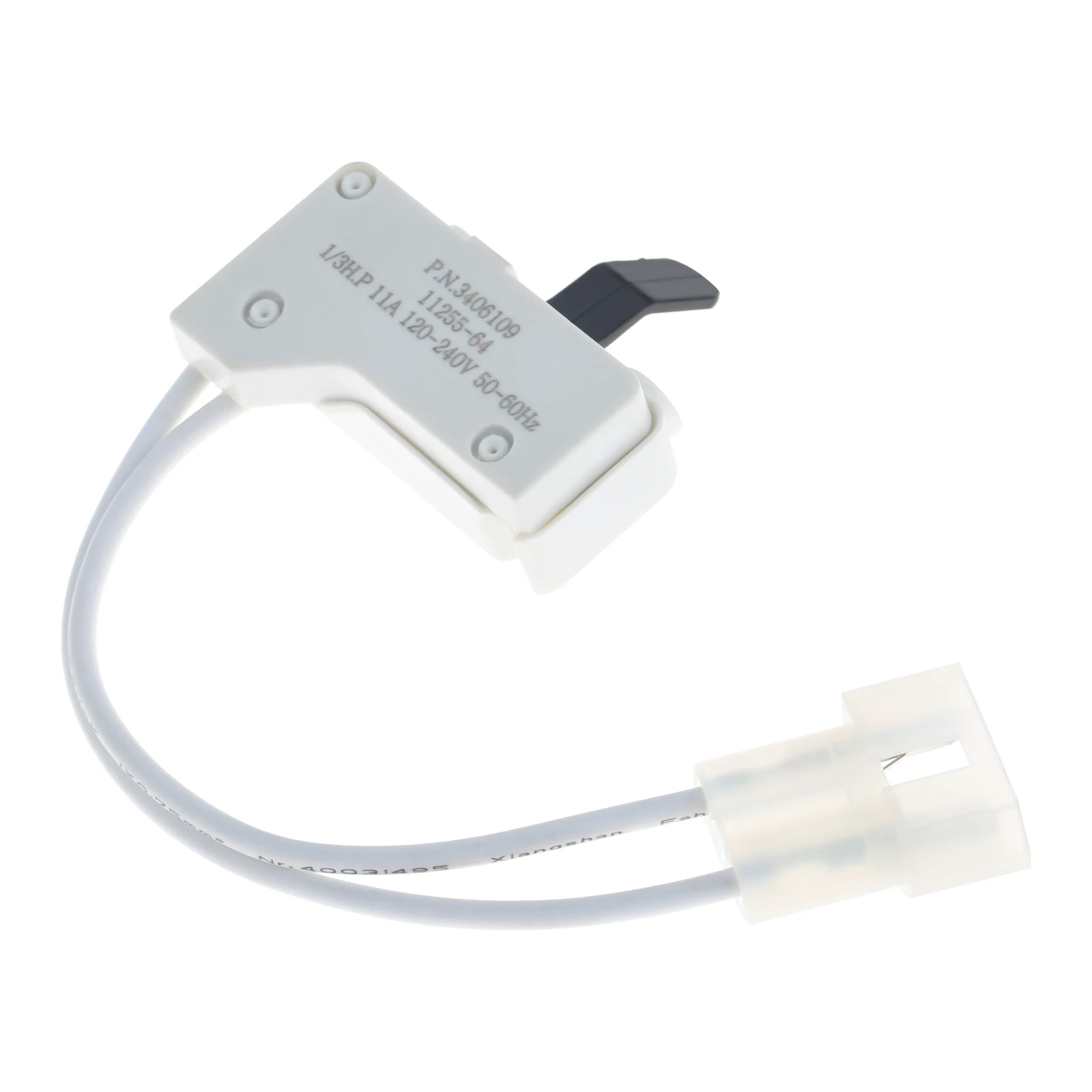 Дверной выключатель для сушки 3406109 подходит сушилки гидромассажа Kenmore Sears Maytag