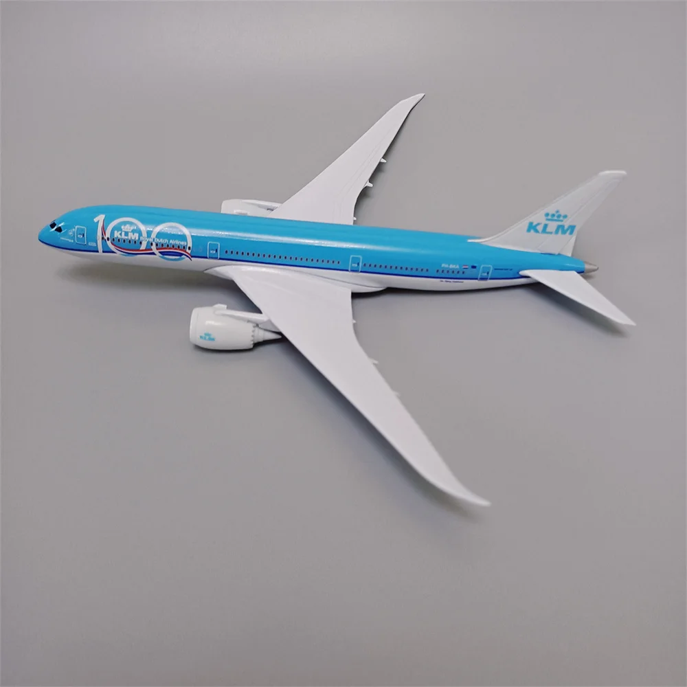 

Модель самолета KLM B787 Airlines из металлического сплава, 20 см