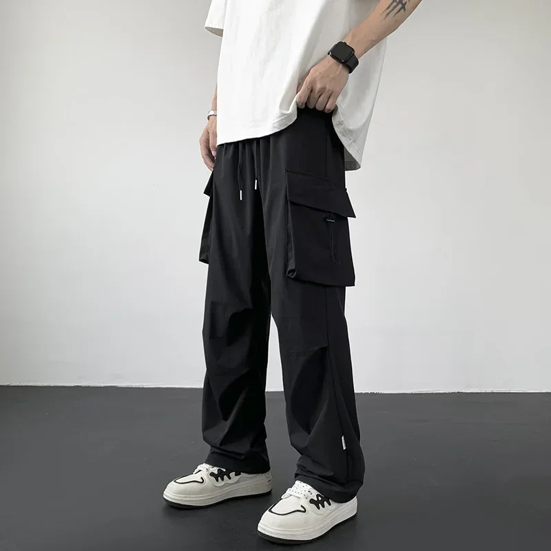 Классическая уличная одежда повседневные мужские шаровары для бега брюки в