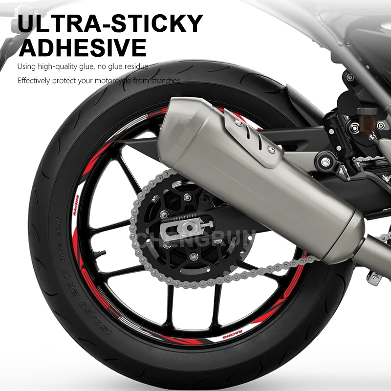 Наклейка на колесо 17-дюймовые водонепроницаемые наклейки мотоцикл для Speed 400