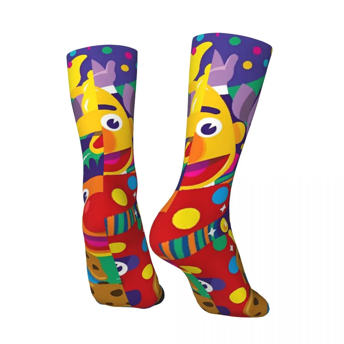 Носки с рисунком Cookie Monster повседневные чулки мужские средние мягкие спортивные