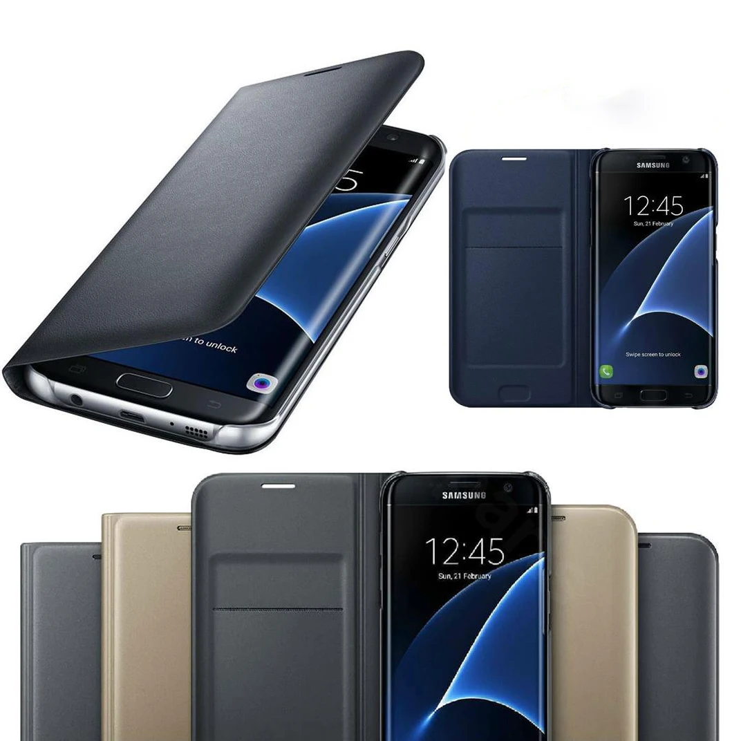 

Original Leather Card Holder Wallet Flip Case Cover for Samsung Galaxy A7 A6 A8 A9 2018 A3 A5 J3 J5 J7 2017 S9 S8 Plus S7 Edge
