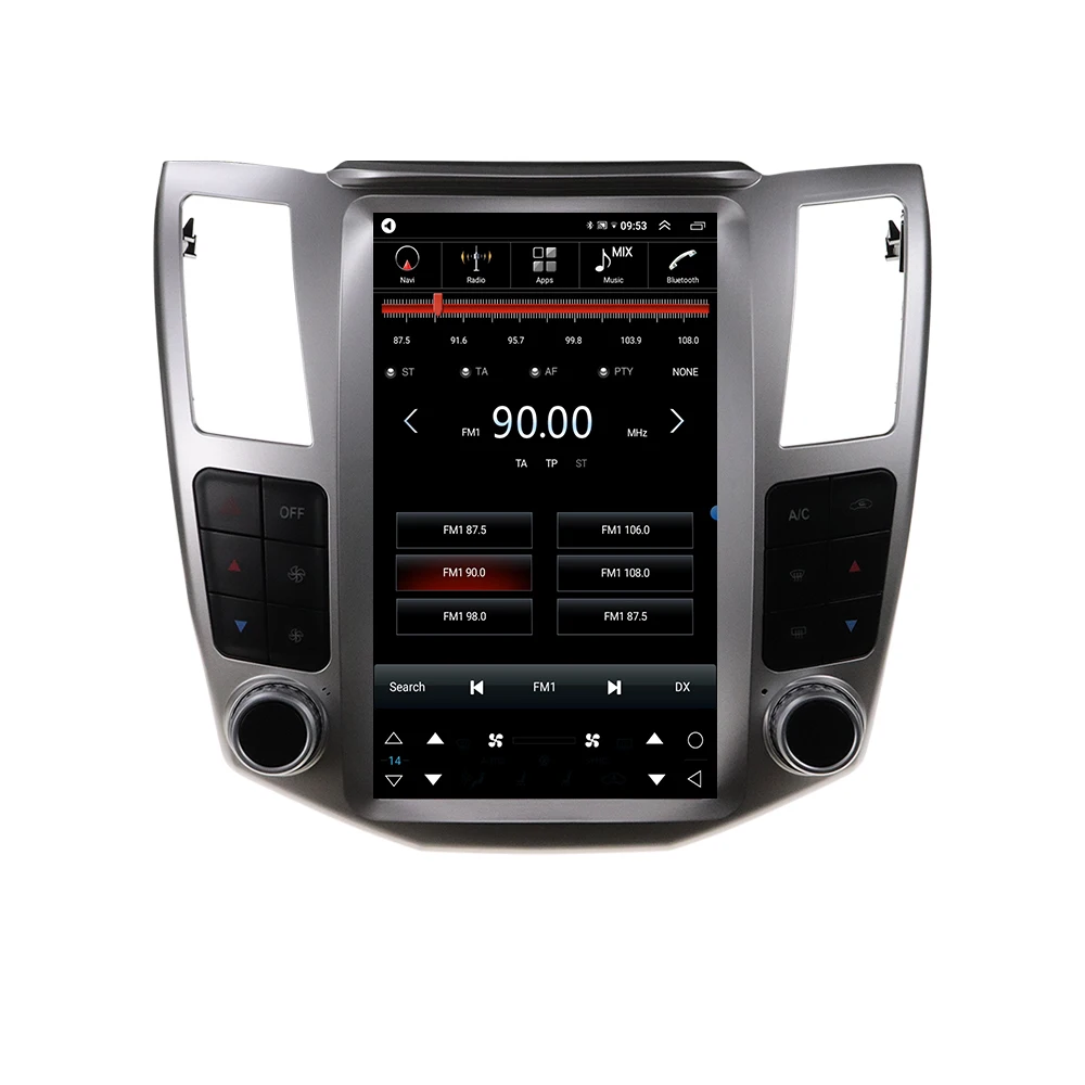 Автомобильный мультимедийный видеоплеер с радио и GPS-навигацией для Lexus RX RX300 RX330