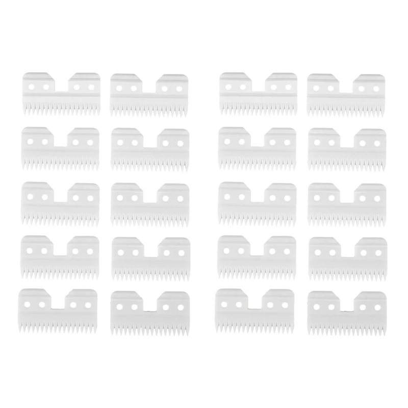 HOT SALE 20Pcs/Lot Replaceable Ceramic 18 Teeth Pet Ceramic Clipper Cutting Blade For Oster A5 Series