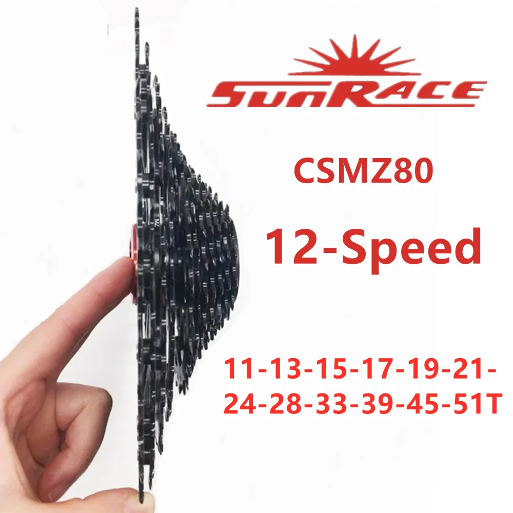 Кассета горного велосипеда Sunrace CSMZ80 CSMZ 12 Скоростей 11-51T 50T KMC SRAM маховик M8100 M9000 M9100 XT