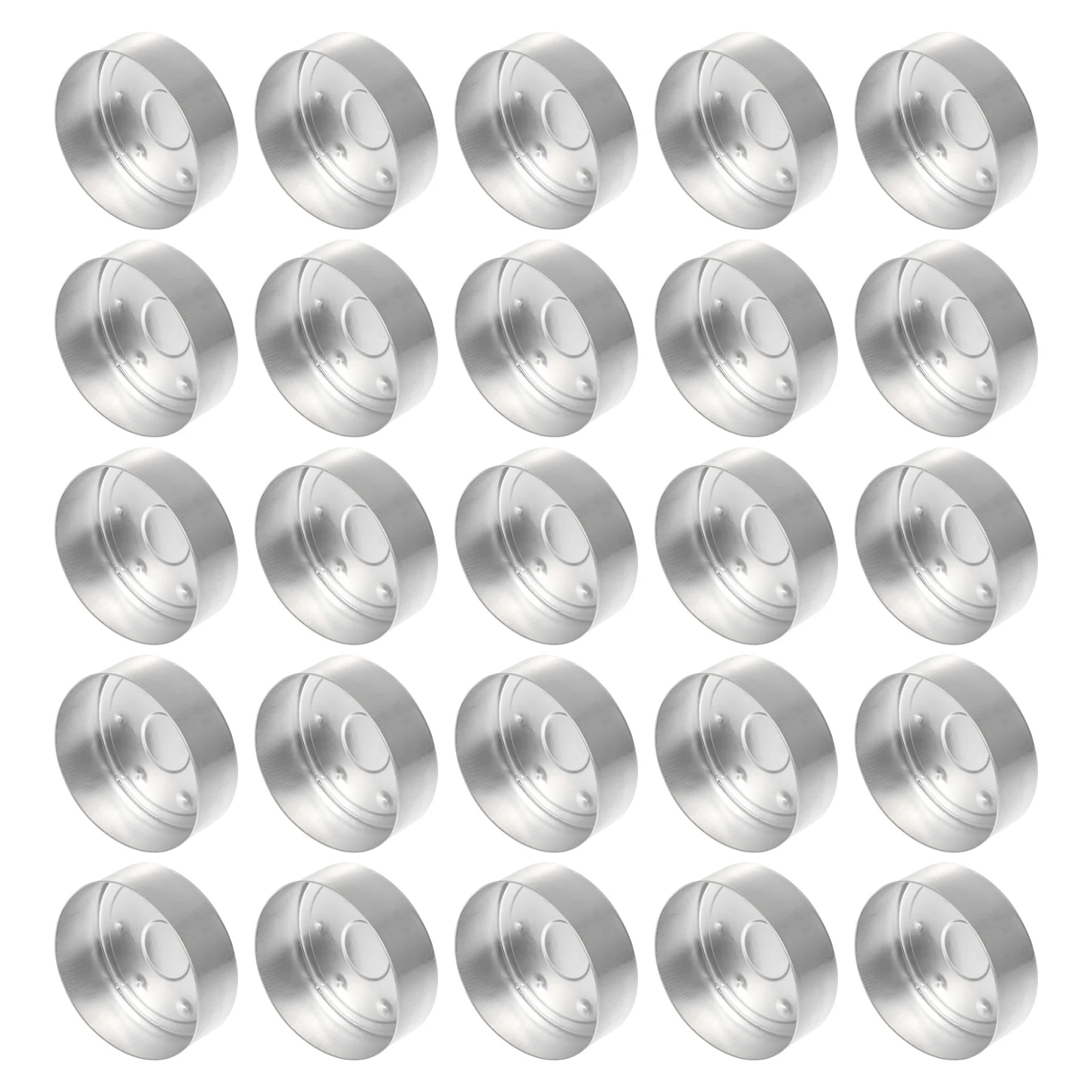 

Tea Light Tins Empty Cups Case Making Tealight Wax Container Tin Metal Jars Aluminum Containers Cup Supplies Organizer Wick