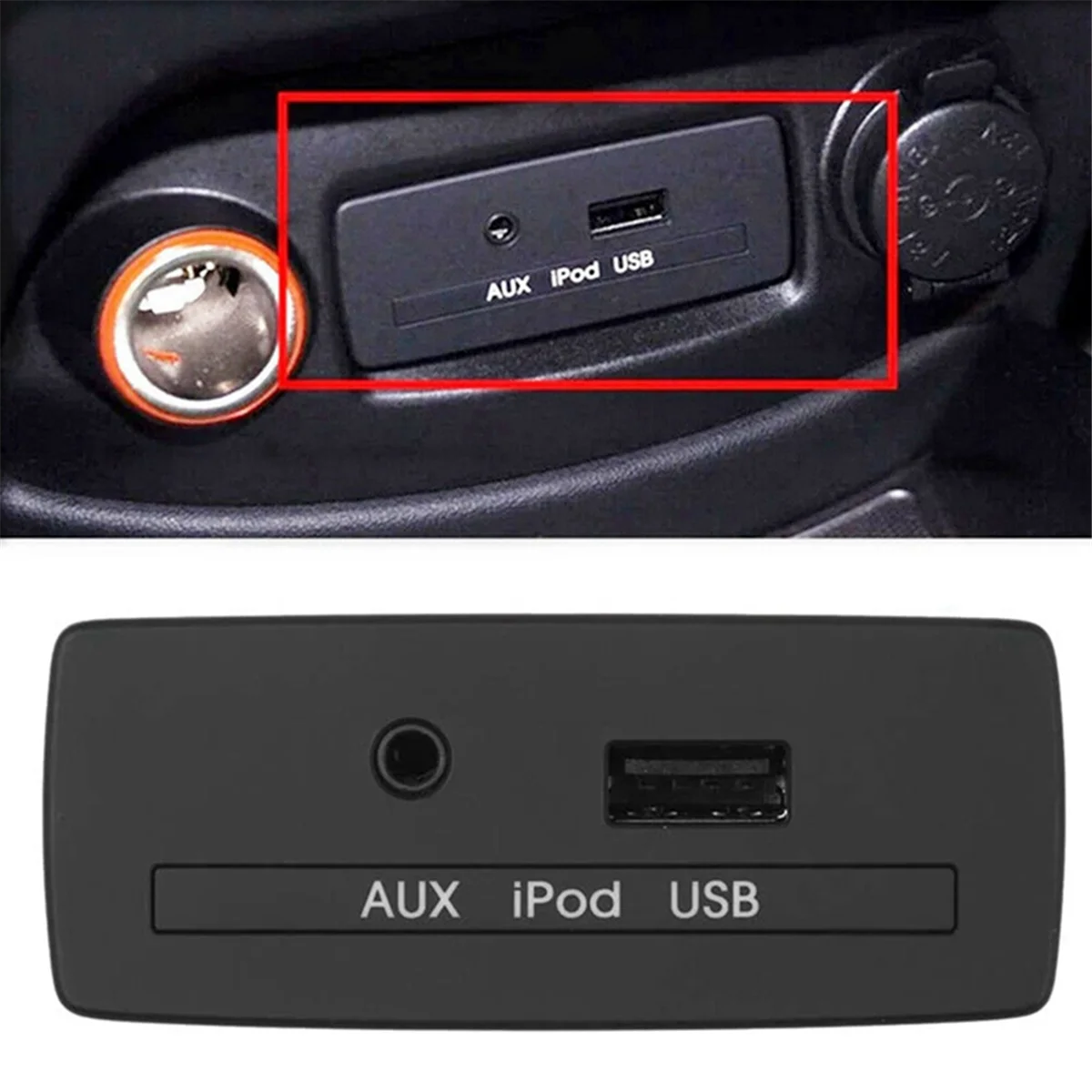 Вспомогательный вход USB AUX аудиоинтерфейс для Kia Soul 2010-2013 96120-2K000 961202K000