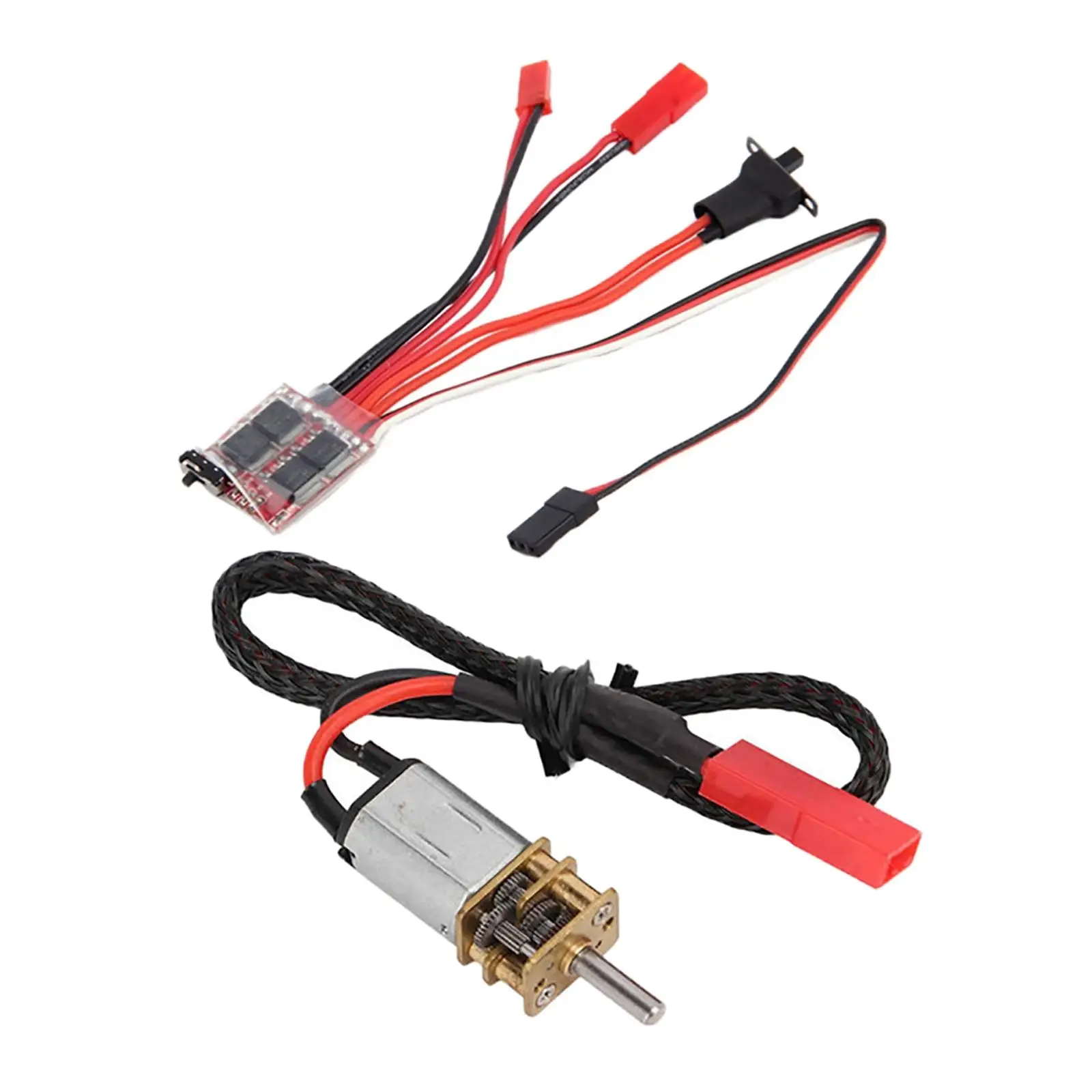 

Mini Metal N20 Geared Motor, with 30A ESC, Easy Use, Durable DC Motor, 50RPM