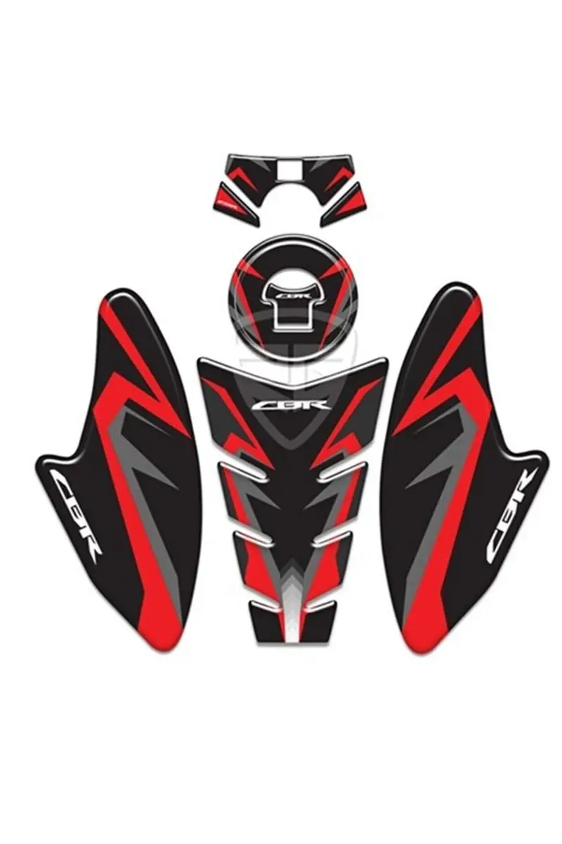 

Honda Cbr 250 Tank Pad Tank Pad handlebar Pad bracket Pad side Pad red black