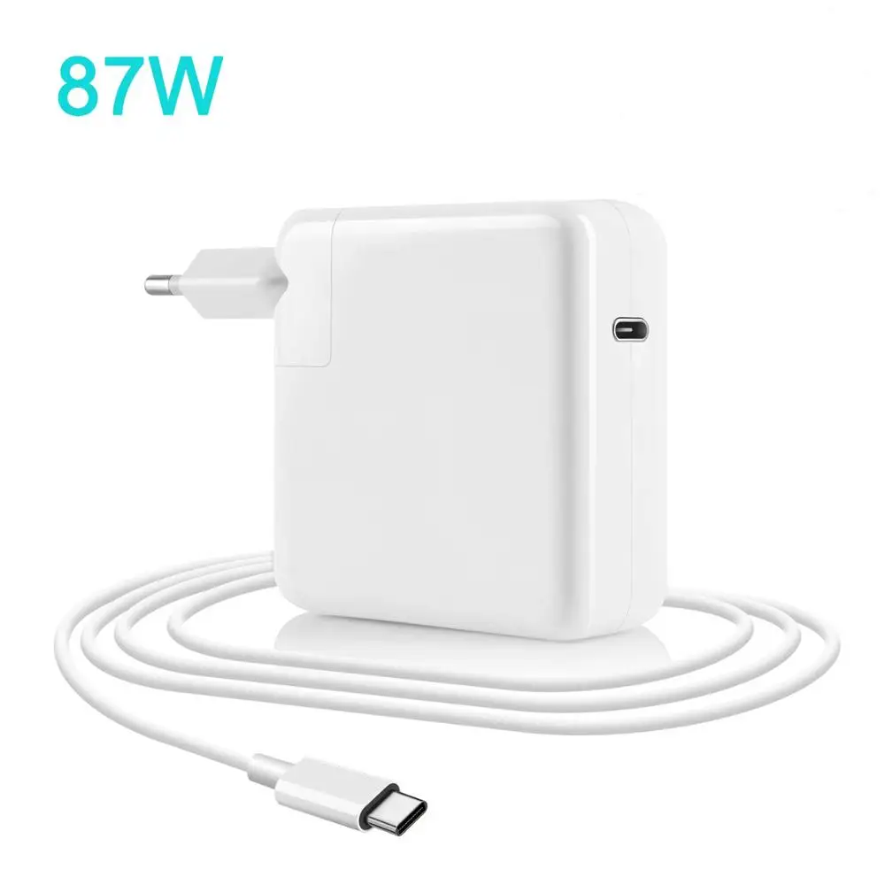 

87W USB-C Power Adapter Replacement USB C AC Supply Charger Compatible with MacBook Pro Charger 15 Inch Laptop (USB-C Cable)
