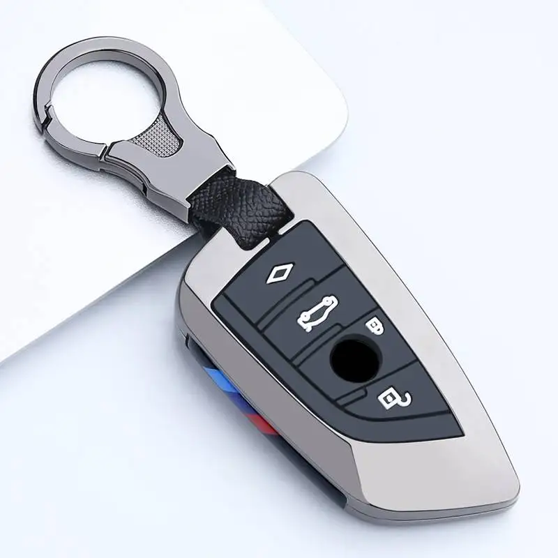 

Роскошный автомобильный брелок для ключей, умный держатель для ключей BMW X1 X3 X5 X6 Series 1 2 5 7 F15 F16 E53 E70 E39 F10 F30 G30, сплав