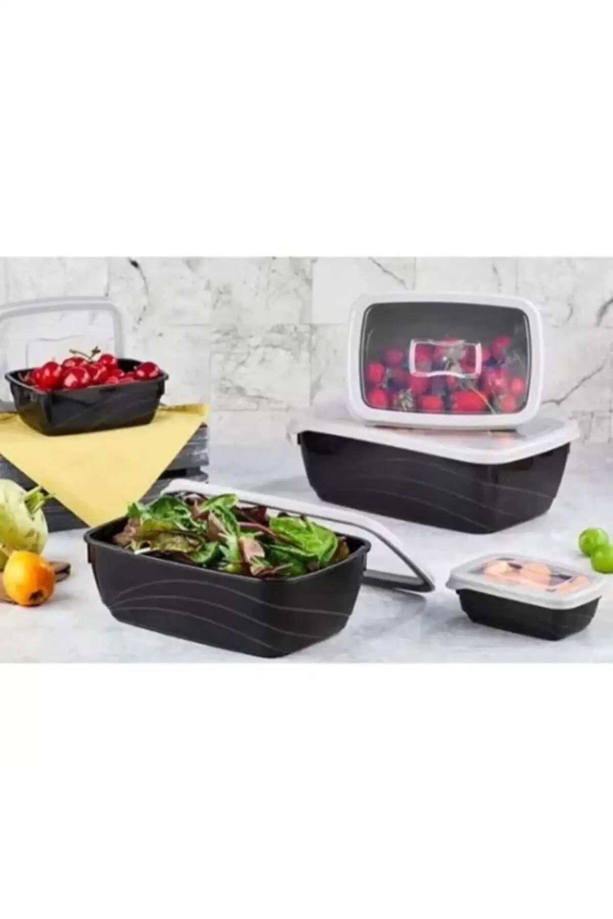 

Vacuum 5 Li Storage Container Nested Switches Cover Black And Gray Color 300cc 600cc 1200cc 1900cc 3200cc