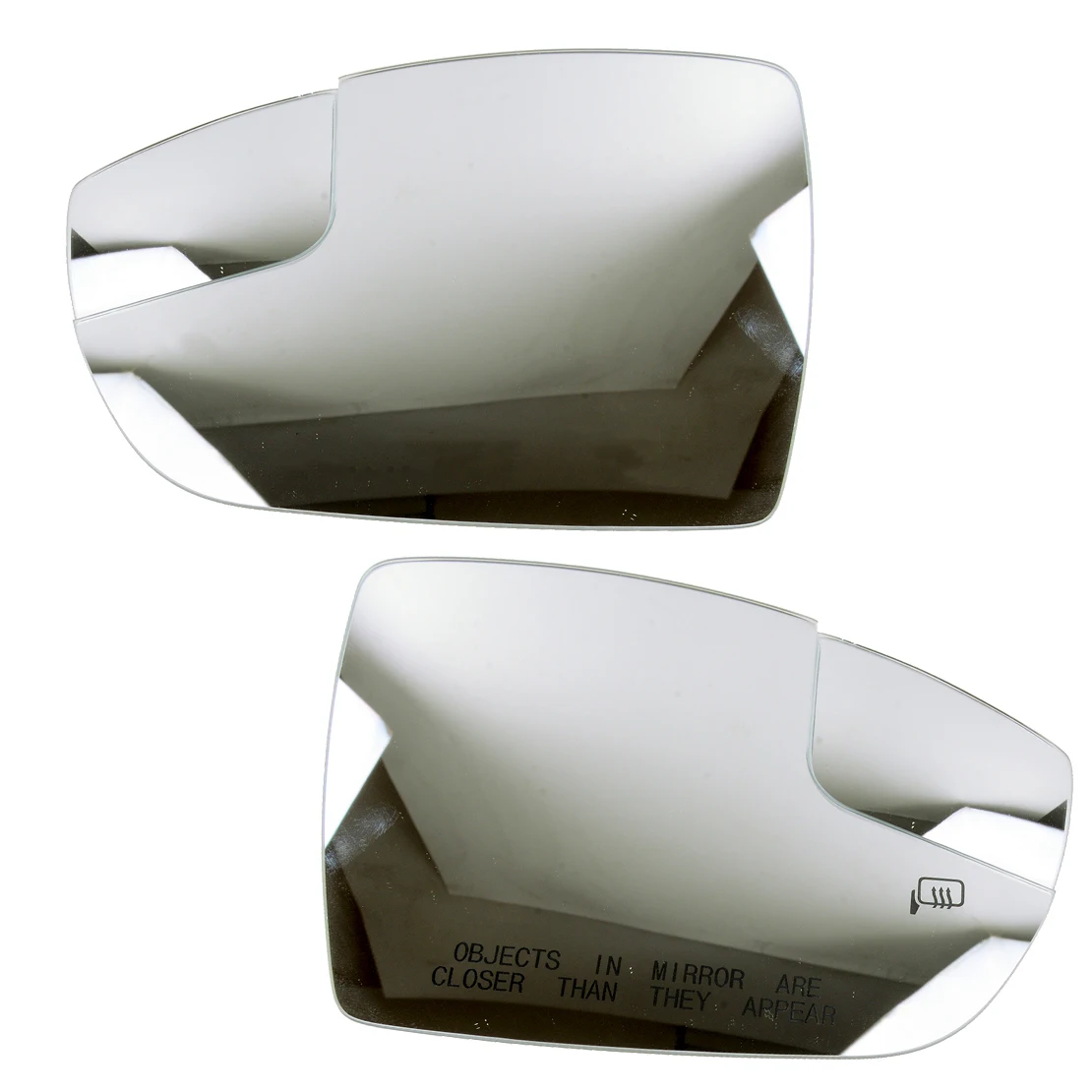 

DWCX 1 Pair CM5Z17K707F Exterior View Wide Angle White Mirror Glass Heated Driver Passenger Side Fit for Ford Focus 2012-2018