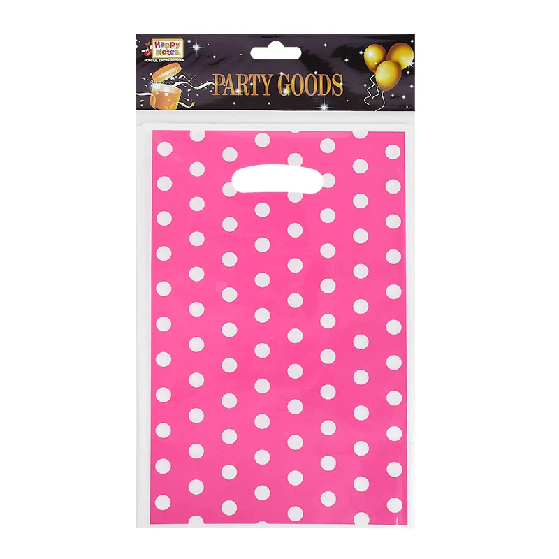 

Пластиковые подарочные пакеты WNYZQ в горошек 16*25 см