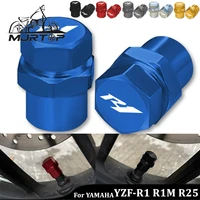 for yamaha yzf r1 r1m r25 yzfr1 yzfr25 2021 motorcycle wheel tire valve air port stem cover cap plug cnc aluminum accessories
