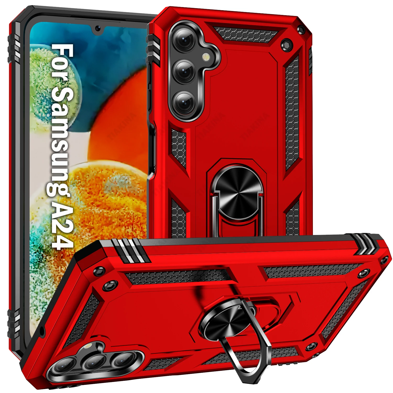 

Funda for Samsung A24 Case for Samsung Galaxy A34 A54 A04 A23 A14 A13 Lite A33 A53 A73 Maganetic Stand Holder Armor Case Cover