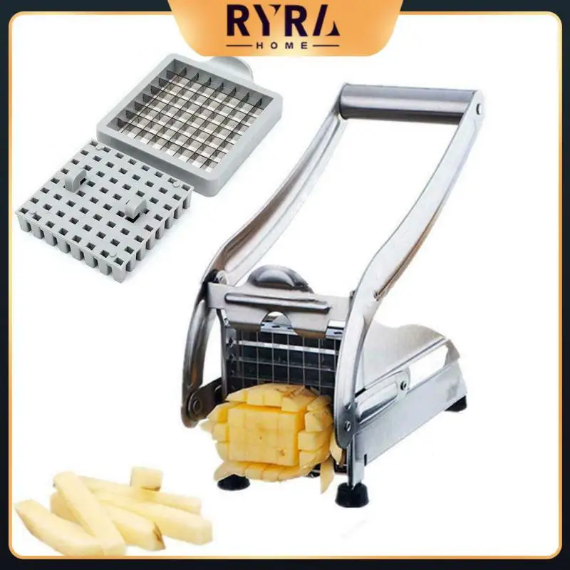 

Manual French Fries Cutter Machine Stainless Steel Potato Cutter Meat Chopper Cutting Machine Potato Chips Maker Potato Slicer