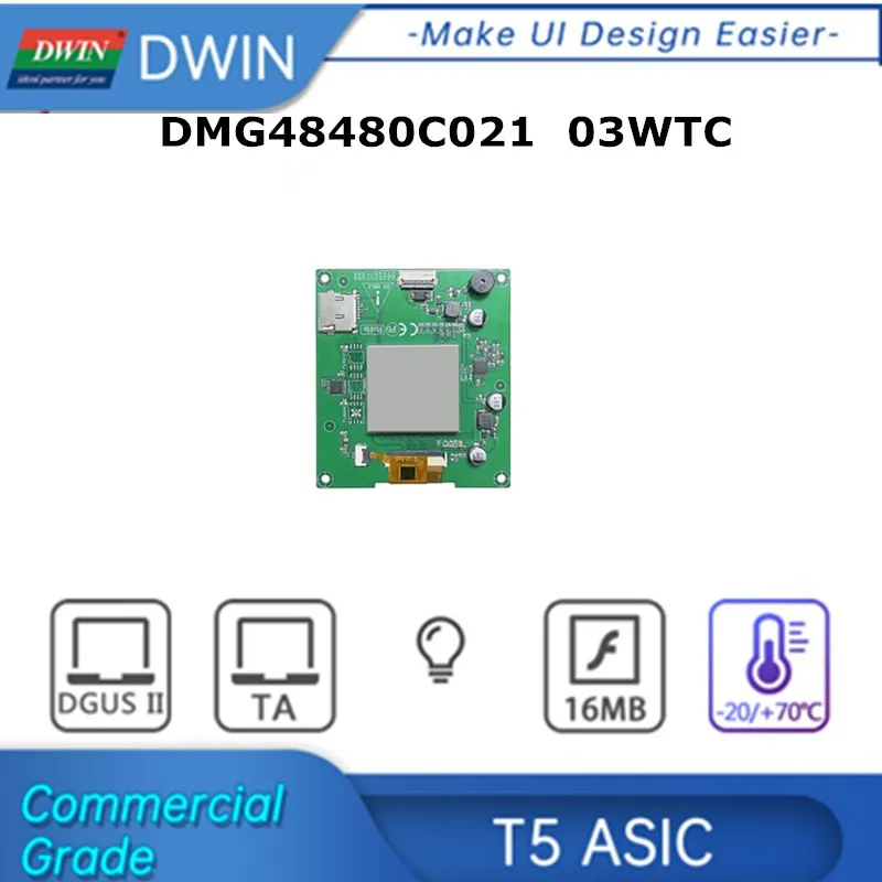Фото DWIN 7-дюймовый 800*480 разрешение 16,7 М цветной TFT ЖК-дисплей Модуль UART резистивная сенсорная панель №2