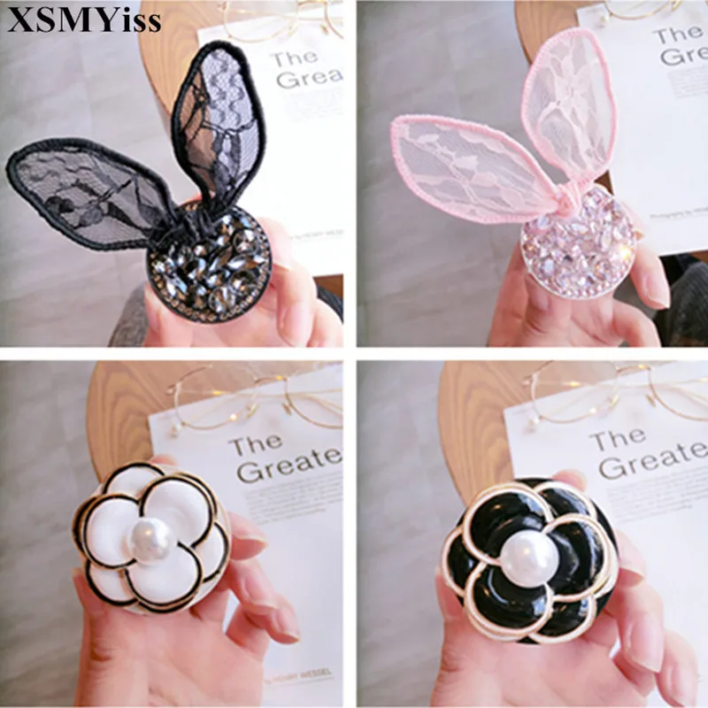 

XSMYiss Universal Mobile Diamonds Bracket Airbag Expanding Stand and Grip Holder