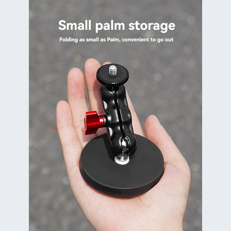 Магнитное крепление для камеры DJI Action 5 Pro с вращающейся двойной шаровой головкой