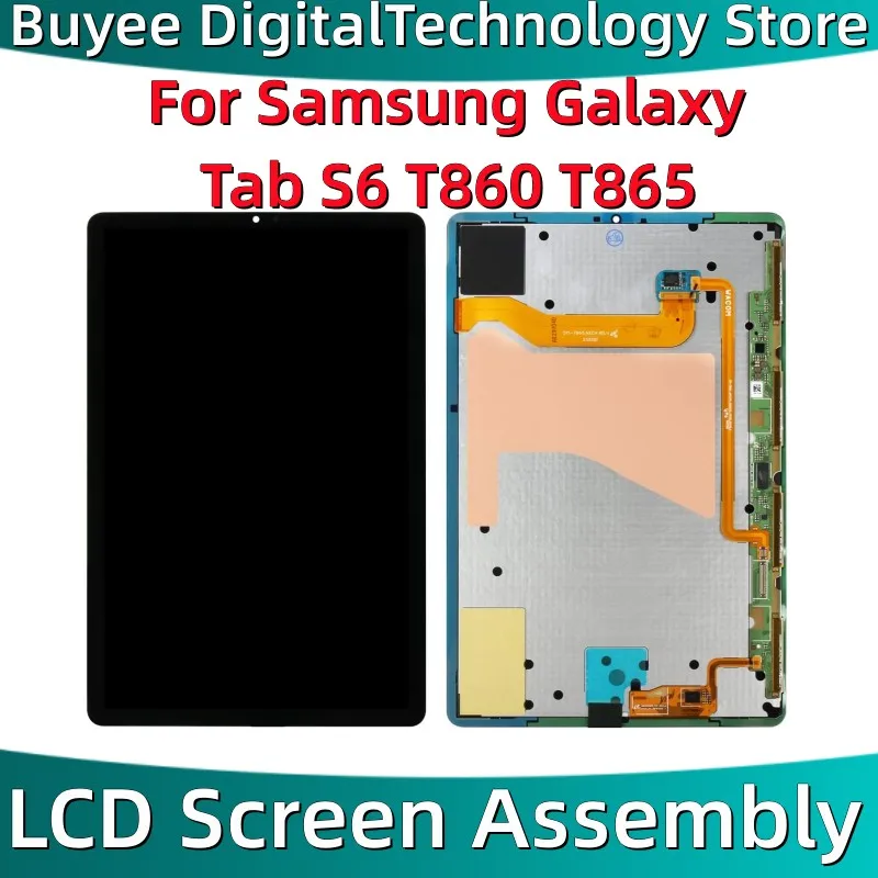

10.5" Original For Samsung Galaxy Tab S6 T860 T865 SM-T860 2019 LCD Display Touch Screen Digitizer Assembly Replacement
