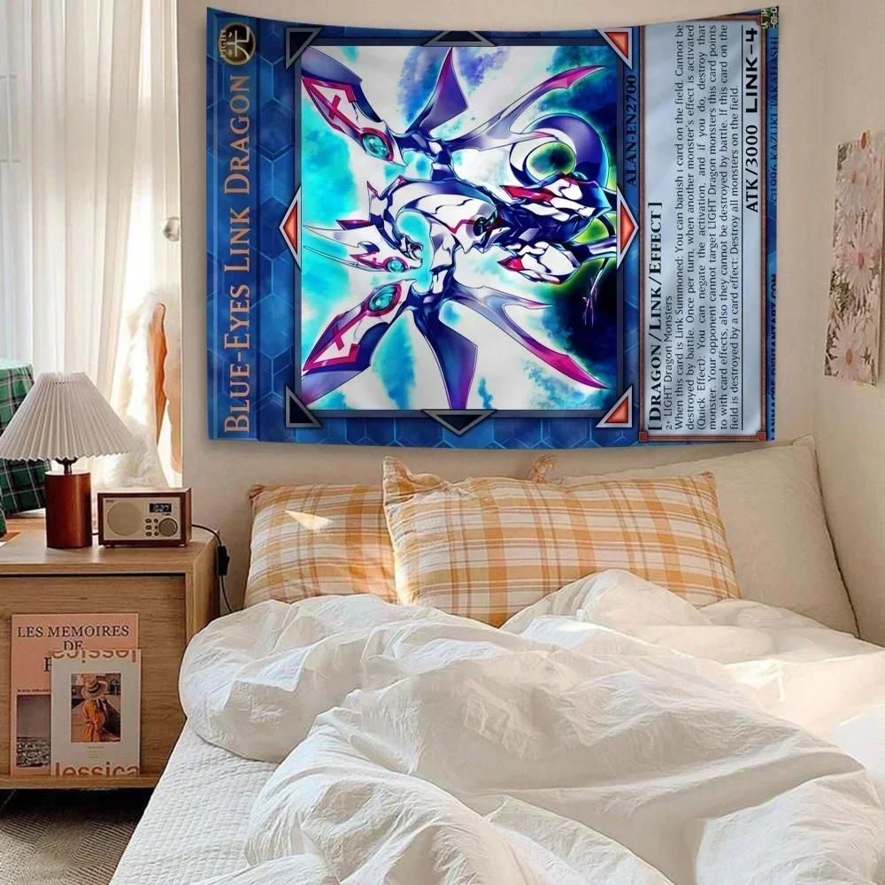 Фото Yu-Gi-Oh MONSTER CARD мультяшный гобелен искусство научная фантастика домашний декор для комнаты настенный домашний декор №2