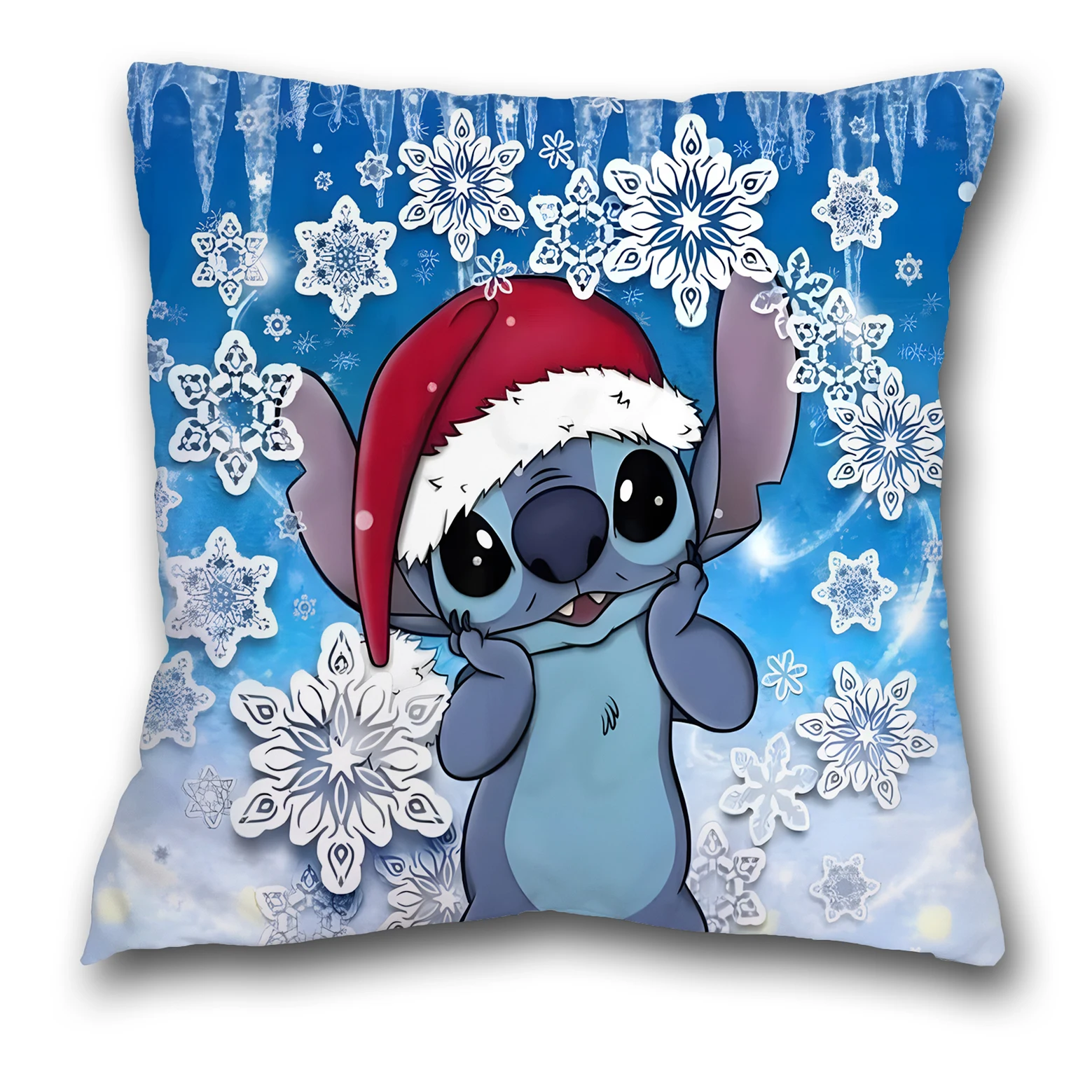 2024 Рождественская новая аниме Disney Stitch мультяшная серия наволочка 45 × см нежная