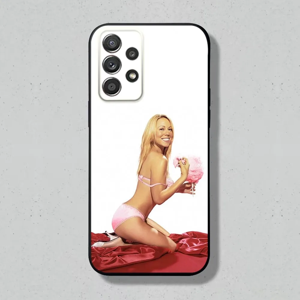 Рождественский чехол для телефона Mariah Carey Samsung S24 S23 S22 S21 S20 S10 S10E S9 Plus FE Note 20 Ultra 10 9
