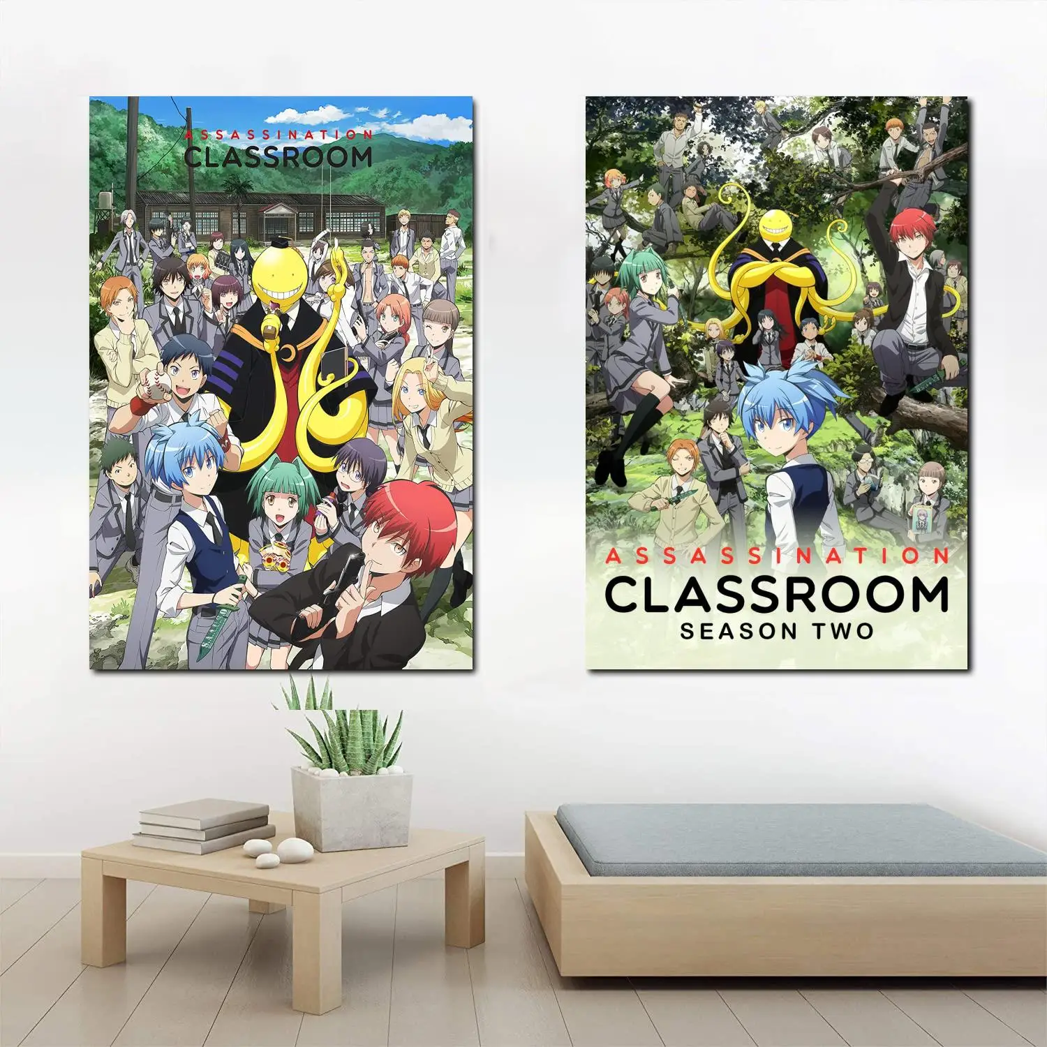 

Assassination Classroom Japanese Anime Canvas Art Poster and Wall Art Picture Print Modern Family bedroom Decor Posters