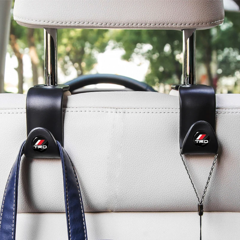 

Car Seat Back Hook Car Accessories Interior Portable Hanger Holder Storage For TRD Toyota Corolla Yaris Aygo GT86 Prius RAV4 CHR