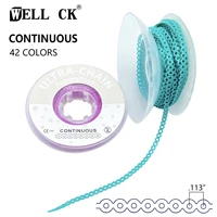 well ck 15feet dental orthodontic elastic rubber power chain rubber band continuous type elastic ultra power chain high strength