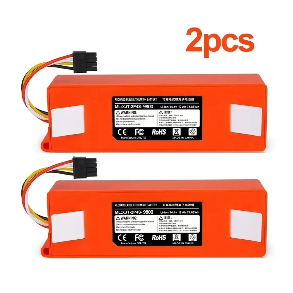 100% оригинальный BRR-2P4S-5200S сменный аккумулятор для робота-пылесоса Xiaomi Roborock S55 S60 S65